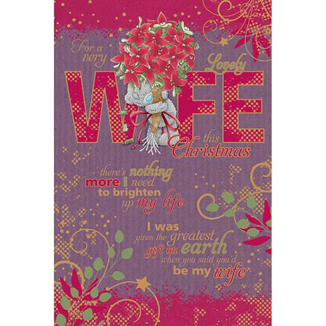 Wife Me to You Bear Christmas Card £3.59